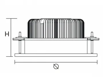 32W LED Downlight