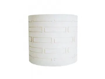 Drum (Cylinder) Laser Cut Shaped Lampshade in Off-White, Coverlight (Model Number:DJL0216)