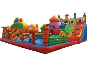 Inflatable play area