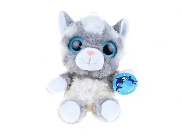 Grey Stuffed Cat