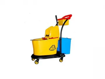 New Down-press Double Mop Wringer Trolley