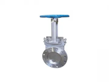 PZ73 Manual Knife Gate Valve (Double Clip Type)