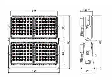 385W RGB LED Stage Washer Light