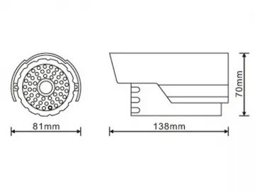 Day Night CMOS CCTV Camera