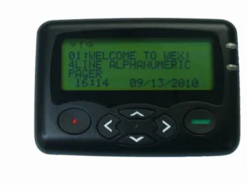 W2008P V2 4/8 Line Alphanumeric Pager