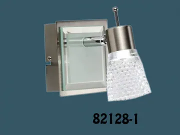 Matt Nickel Finish 6200K LED Spotlights with Crystal Glass Shade