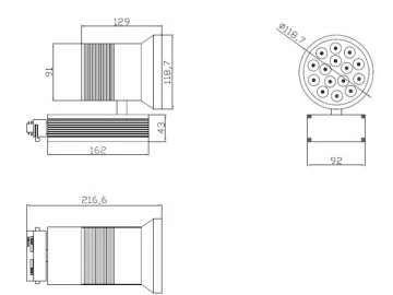 15W High Power LED Track Light