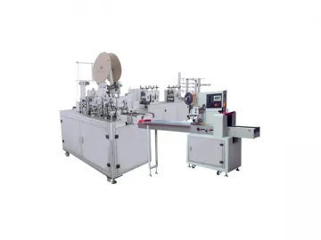 HD-0426 Automatic Production Line for 4 ply Earloop Mask with Packaging Unit