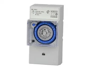 SUL181 Series Mechanical Timer, Rail Mount