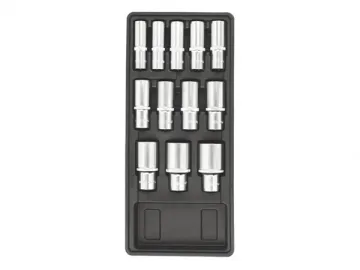 12 pcs 1/2" Deep Socket Set