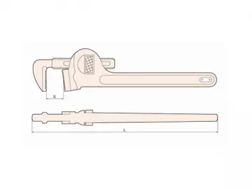 130 Non Sparking Pipe Wrench