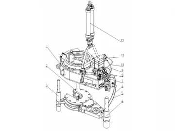 DQ197/40Y Hydraulic Power Tongs