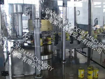 Tin Can Filling and Seaming Machine