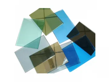 Tinted Reflective Glass