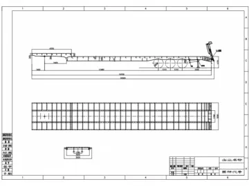 Low Bed Semi Trailer