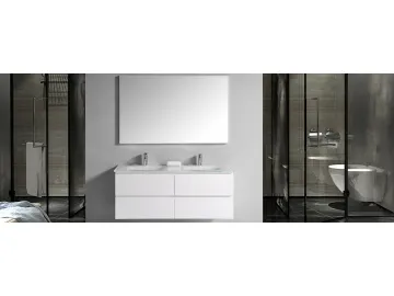 IL308 Double Sink Bathroom Vanity Set with Mirror