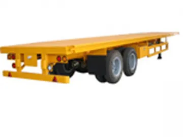 40 Feet Double Axle Flatbed Trailer