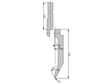 55°Punches/top-tools, Amada Press Brake Tooling