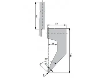 85°Punches/top-tools, Amada Press Brake Tooling