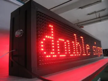 Moving LED Message Sign