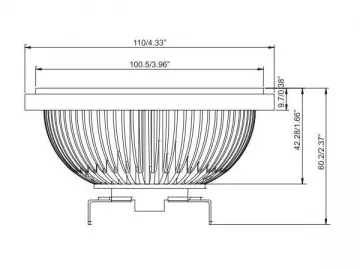 AR111 LED Spotlight 9*2W