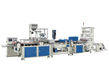 Bag Making Machine with Zipper Attachment &amp; Slider Auto-insert Device system