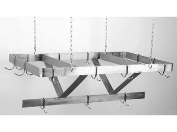 Stainless Steel Pot Rack