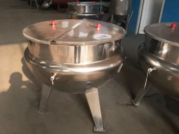 Stainless Steel Jacketed Kettle(Vertical Jacketed Kettle with Cover)