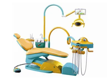 A800-KIS Pediatric Dental Chair  (children dental unit with cartoon fish operating unit)