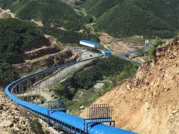 Long-distance Curved Belt Conveyor