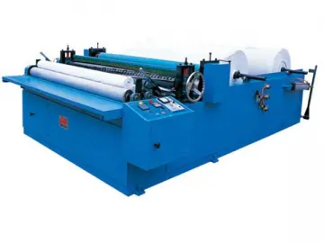 Toilet Paper Rewinding and Perforating Machine