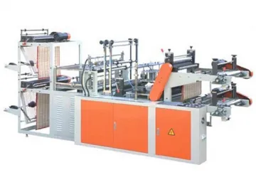 Double Channel Perforated Plastic Bag Making Machine, XD-VB600