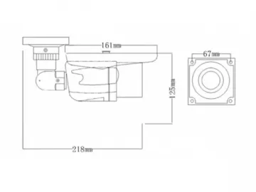 8789PB High Resolution CCTV Camera