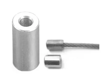 Aluminium End Stop, Wire Rope