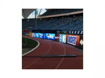 Stadium perimeter LED display