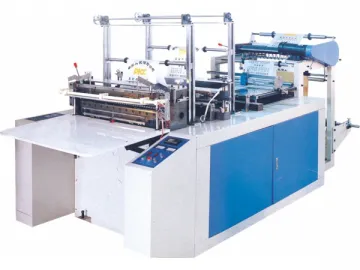 Heat Sealing Cold Cutting Bag Making Machine / Bottom Sealing Bag Making Machine