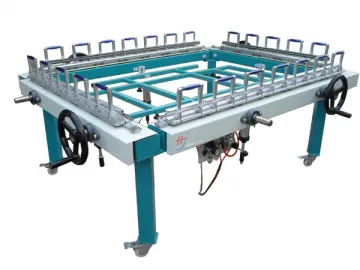 Double Chuck Screen Stretching Machine