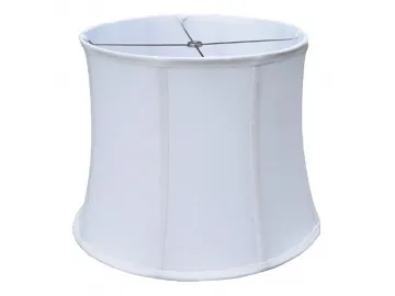 Drum White Linen Lamp Shade, Coverlight Mold Number(DJL0521)