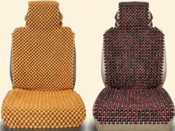 Wooden Beaded Car Seat Cushion