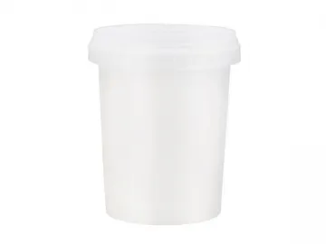 600ml Plastic IML Bucket with Lid, CX039D