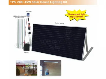 45W Solar House Lighting Kit