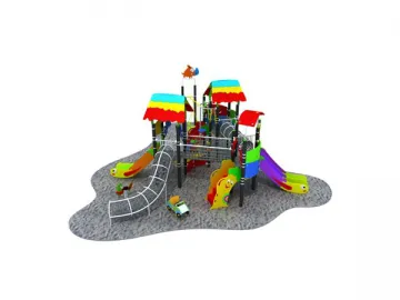 Plastic Playground Slide