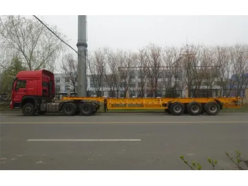 Tri Axle Steel Skeletal Trailer