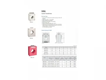 NSQ Series Current Transformer