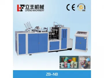 Paper Cup Making Machine with Handle Applicator