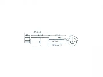 Φ6 Lead Micro Vibrating Motor D2