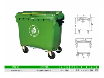 Four Wheel Bin