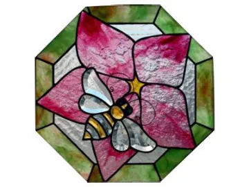 Bevel Cluster Deco Stained Glass