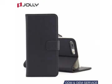 Foldable iPhone 8 Plus Wallet Case with Cell Phone Cover