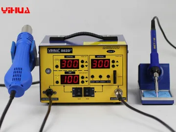 YIHUA-882D/882D  SMD Hot Air Rework Station with Soldering Iron